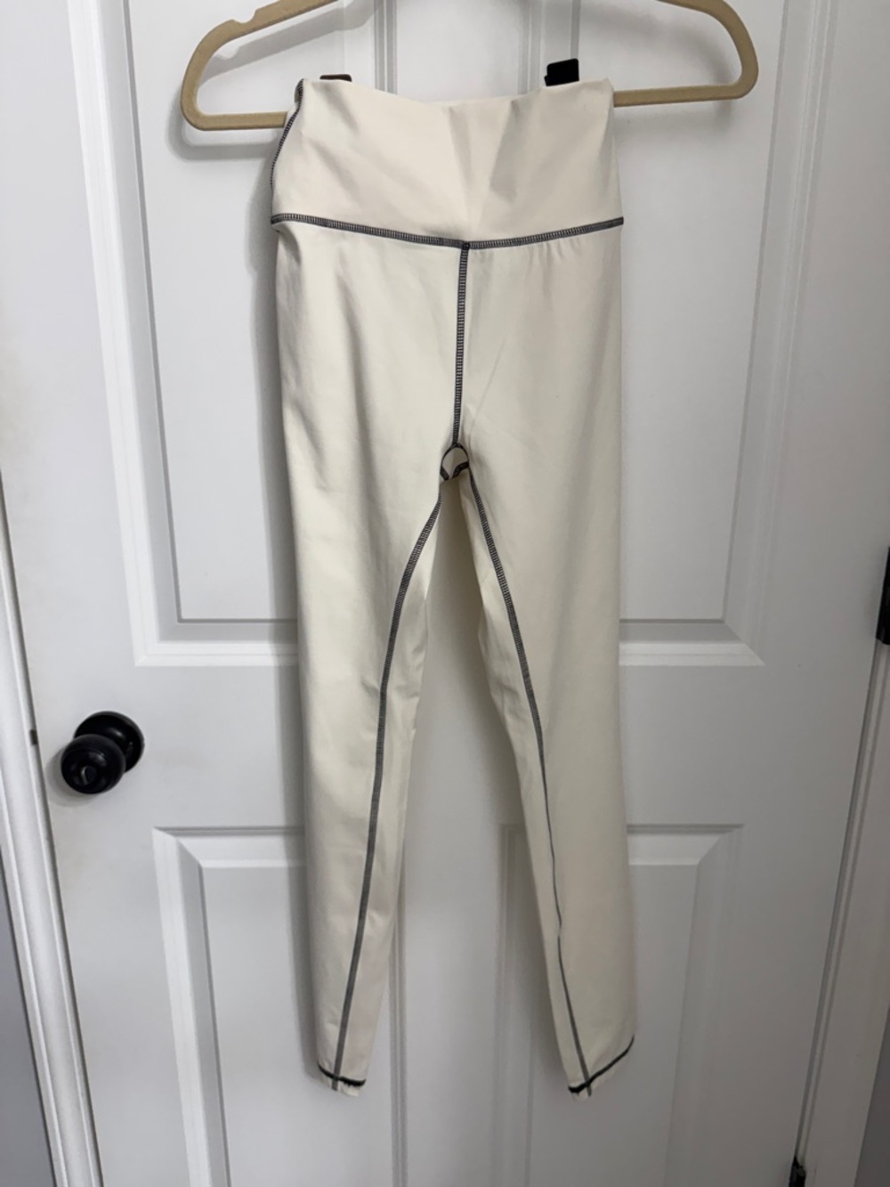 We wore what Cream High-Waist Leggings with Contrast Stitching x small / TP